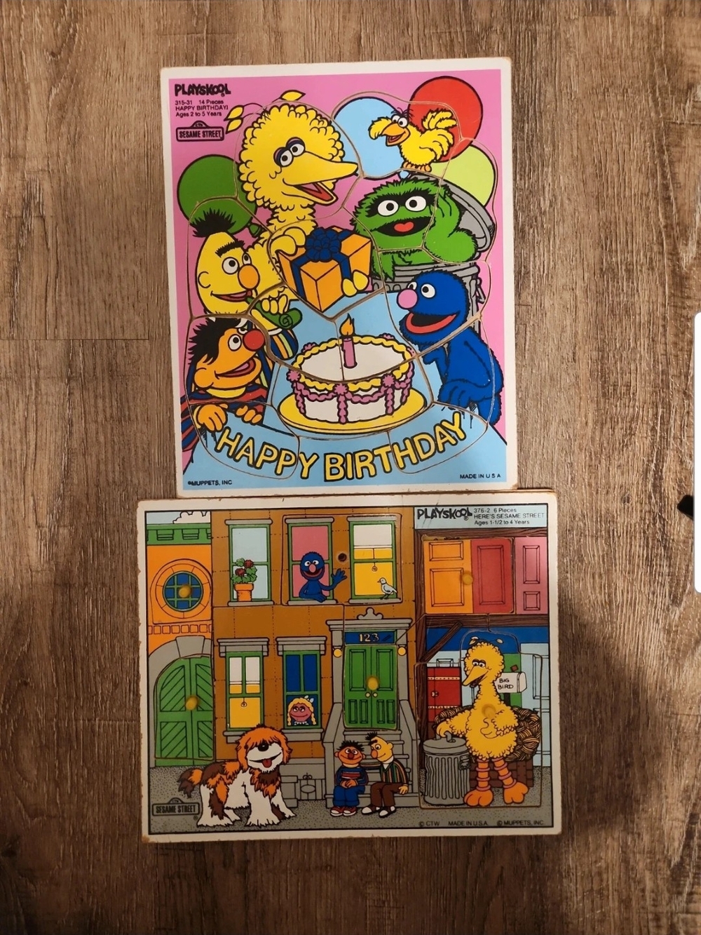 Playskool Sesame Street Kids' Vintage Puzzles